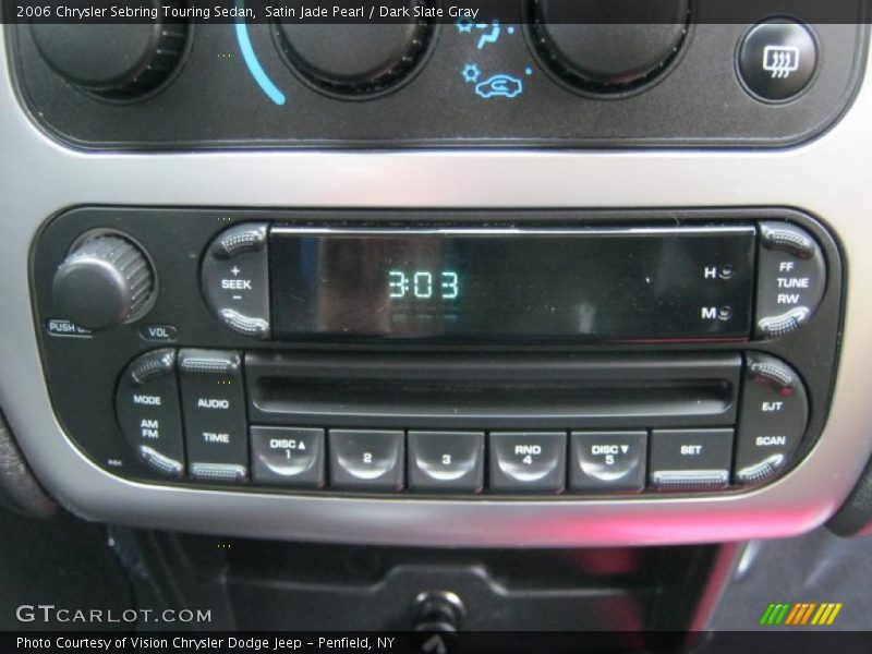 Satin Jade Pearl / Dark Slate Gray 2006 Chrysler Sebring Touring Sedan