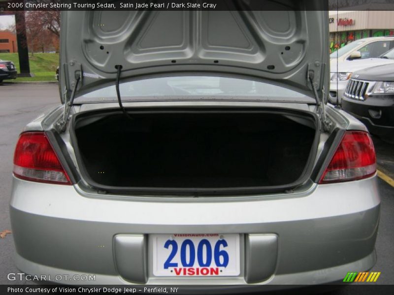 Satin Jade Pearl / Dark Slate Gray 2006 Chrysler Sebring Touring Sedan