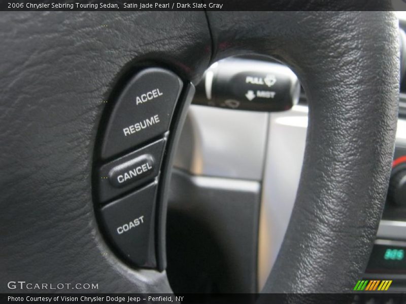Satin Jade Pearl / Dark Slate Gray 2006 Chrysler Sebring Touring Sedan