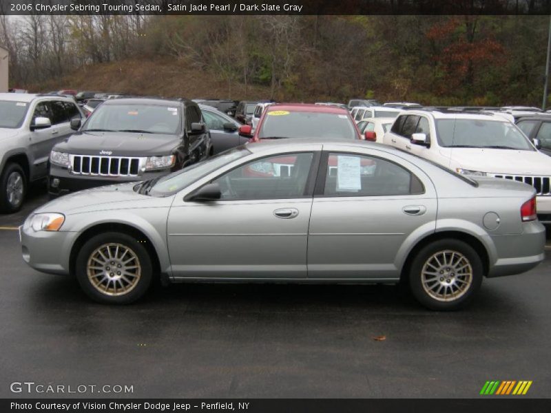Satin Jade Pearl / Dark Slate Gray 2006 Chrysler Sebring Touring Sedan