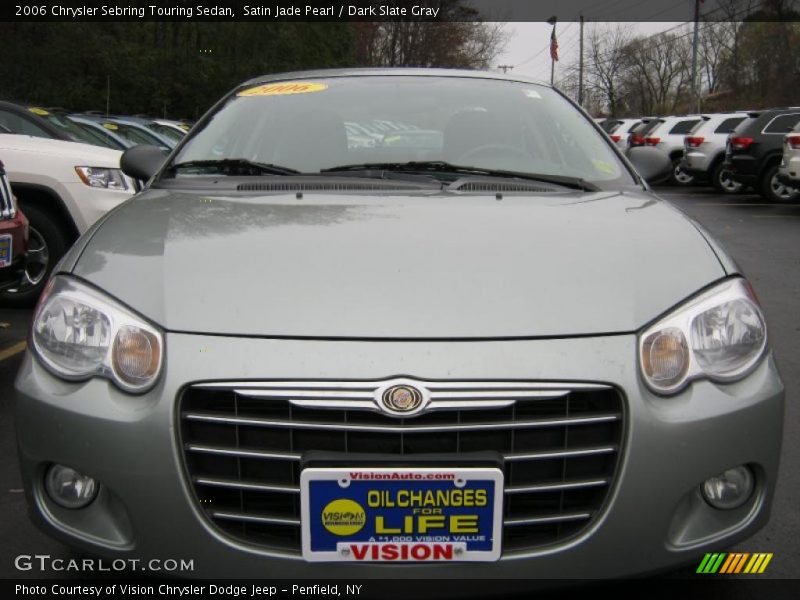 Satin Jade Pearl / Dark Slate Gray 2006 Chrysler Sebring Touring Sedan
