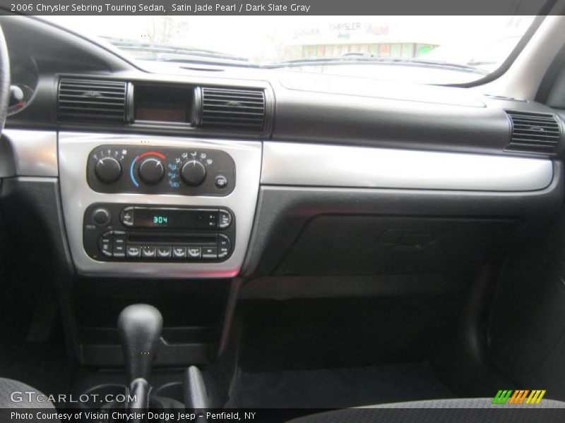Satin Jade Pearl / Dark Slate Gray 2006 Chrysler Sebring Touring Sedan