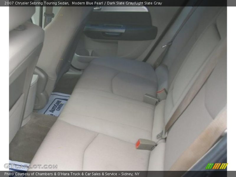 Modern Blue Pearl / Dark Slate Gray/Light Slate Gray 2007 Chrysler Sebring Touring Sedan