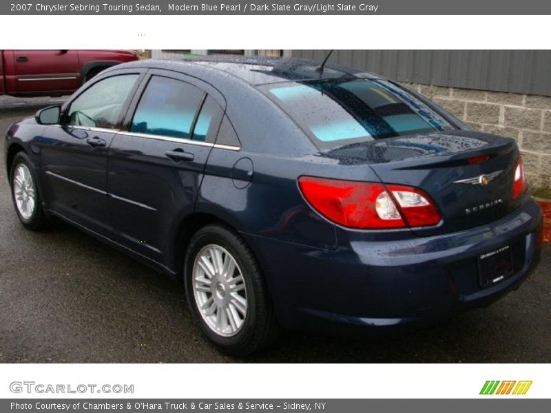 Modern Blue Pearl / Dark Slate Gray/Light Slate Gray 2007 Chrysler Sebring Touring Sedan