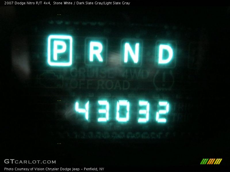 Stone White / Dark Slate Gray/Light Slate Gray 2007 Dodge Nitro R/T 4x4