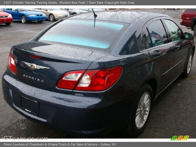Modern Blue Pearl / Dark Slate Gray/Light Slate Gray 2007 Chrysler Sebring Touring Sedan