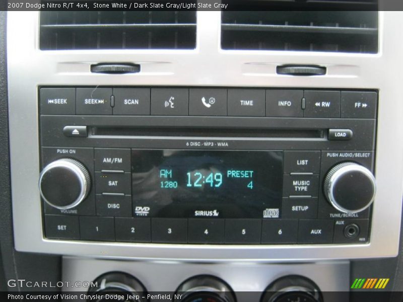 Stone White / Dark Slate Gray/Light Slate Gray 2007 Dodge Nitro R/T 4x4