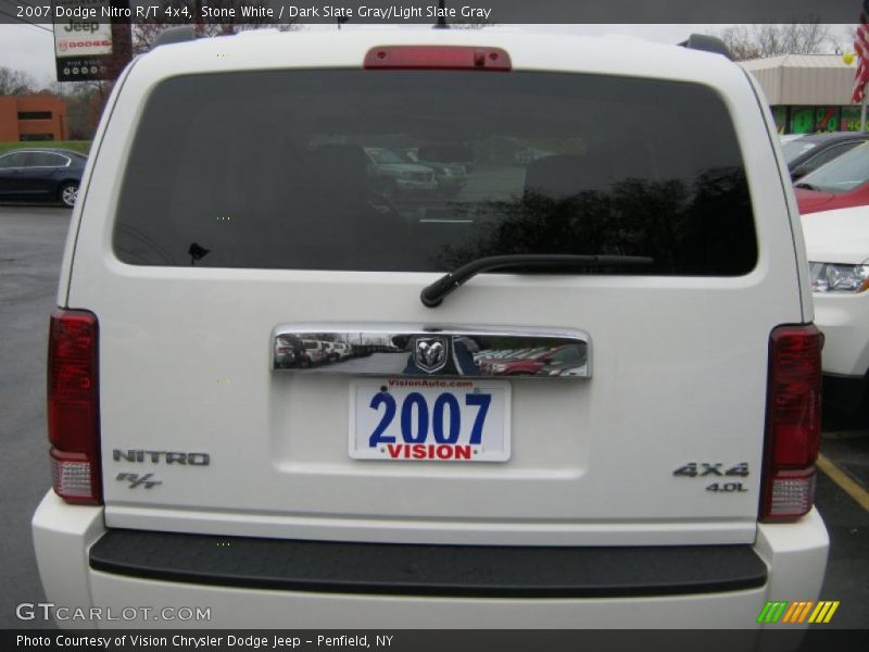 Stone White / Dark Slate Gray/Light Slate Gray 2007 Dodge Nitro R/T 4x4