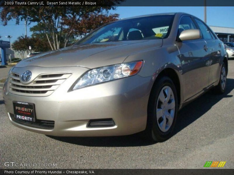 Desert Sand Metallic / Bisque 2009 Toyota Camry LE