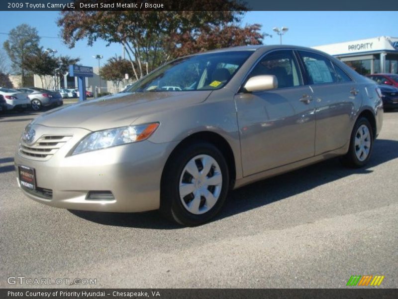 Desert Sand Metallic / Bisque 2009 Toyota Camry LE