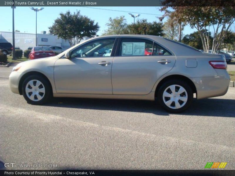 Desert Sand Metallic / Bisque 2009 Toyota Camry LE