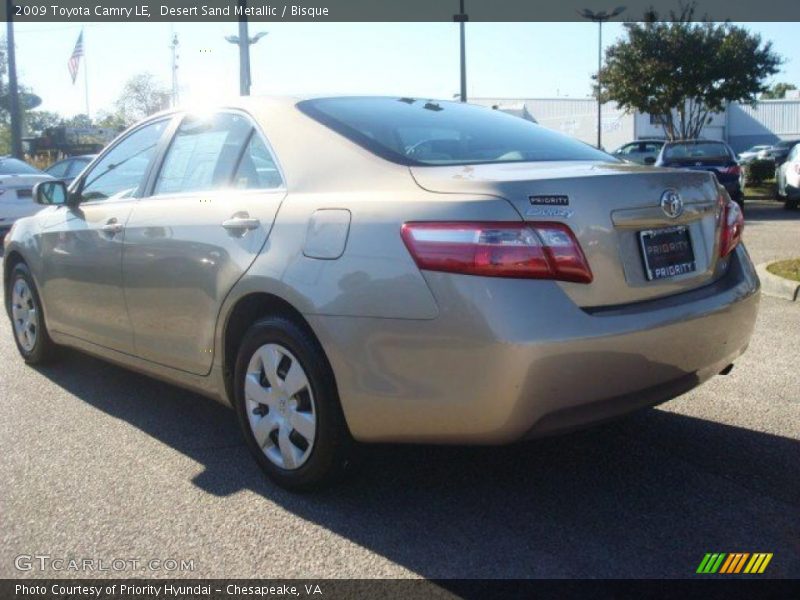 Desert Sand Metallic / Bisque 2009 Toyota Camry LE