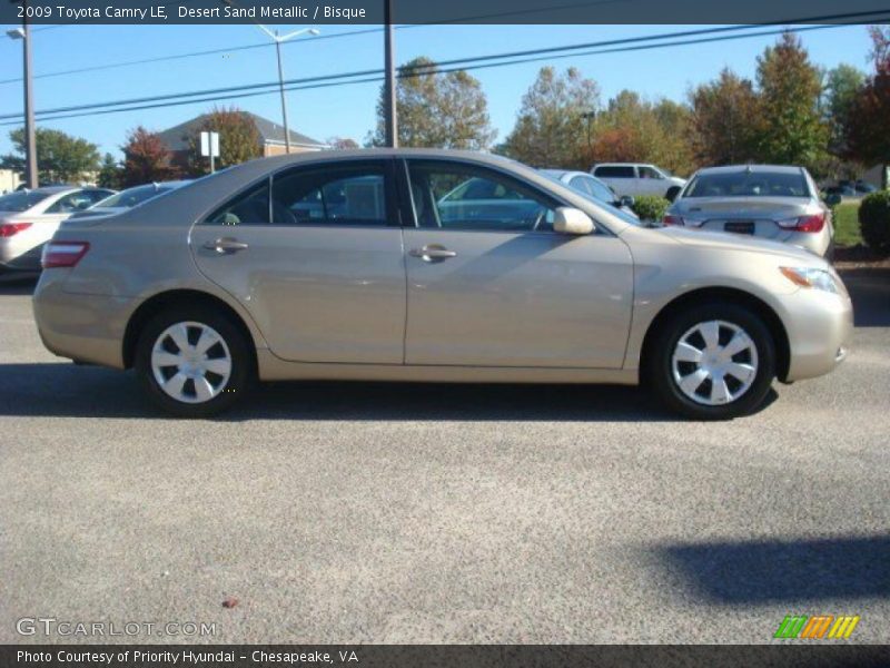 Desert Sand Metallic / Bisque 2009 Toyota Camry LE