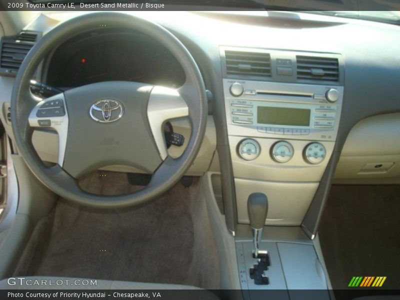 Desert Sand Metallic / Bisque 2009 Toyota Camry LE