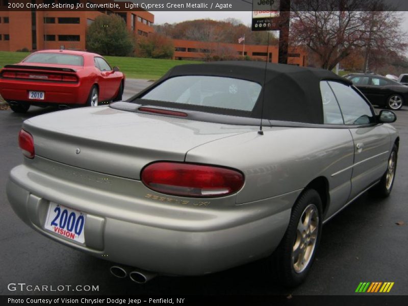 Light Cypress Green Metallic / Agate 2000 Chrysler Sebring JXi Convertible