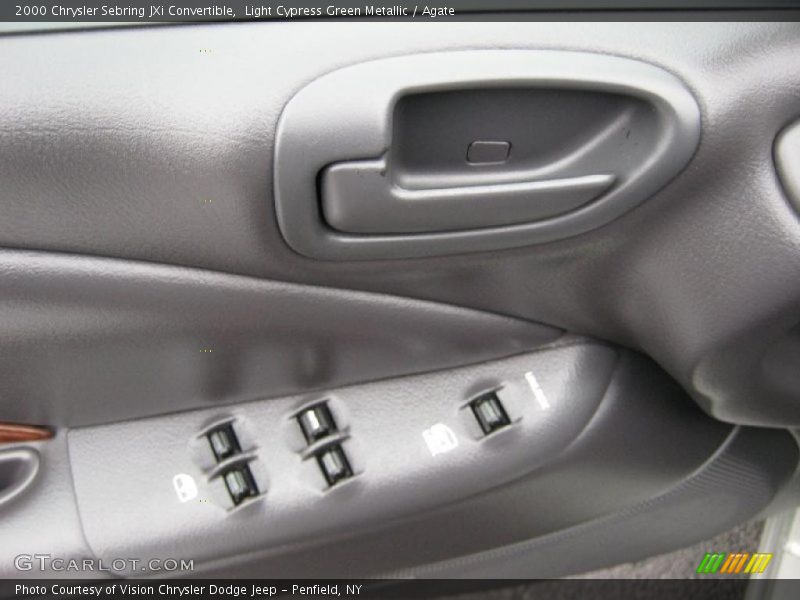 Light Cypress Green Metallic / Agate 2000 Chrysler Sebring JXi Convertible