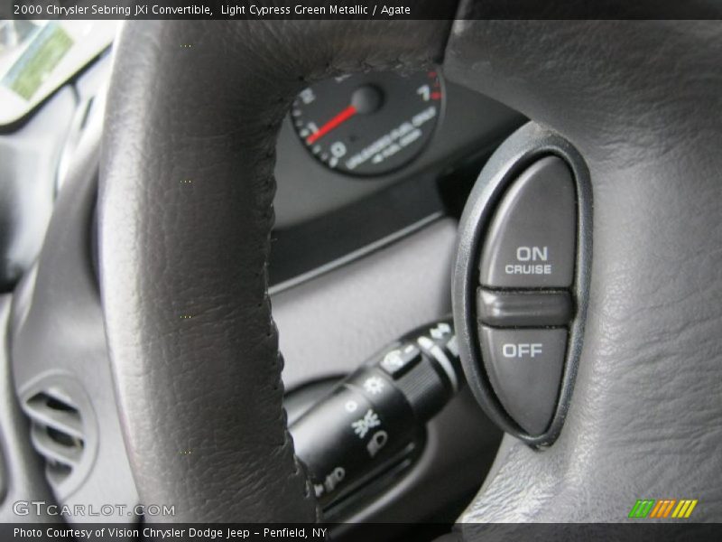 Light Cypress Green Metallic / Agate 2000 Chrysler Sebring JXi Convertible