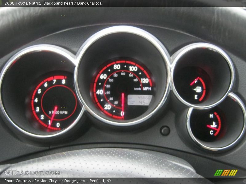 Black Sand Pearl / Dark Charcoal 2008 Toyota Matrix