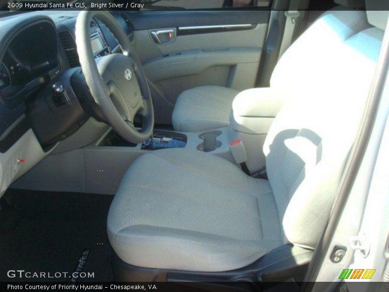  2009 Santa Fe GLS Gray Interior