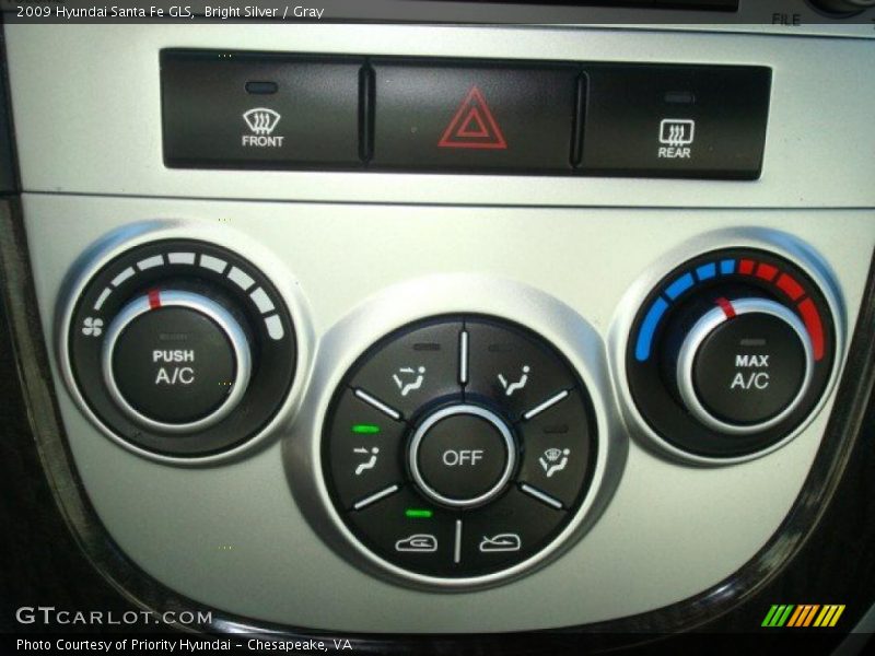 Controls of 2009 Santa Fe GLS