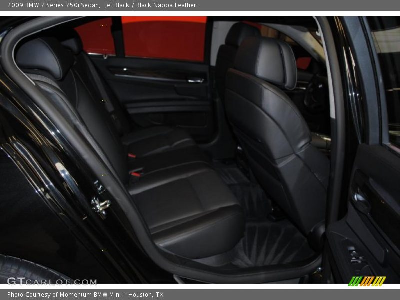 Jet Black / Black Nappa Leather 2009 BMW 7 Series 750i Sedan