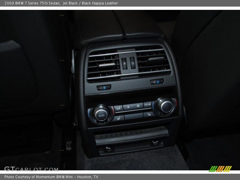 Jet Black / Black Nappa Leather 2009 BMW 7 Series 750i Sedan