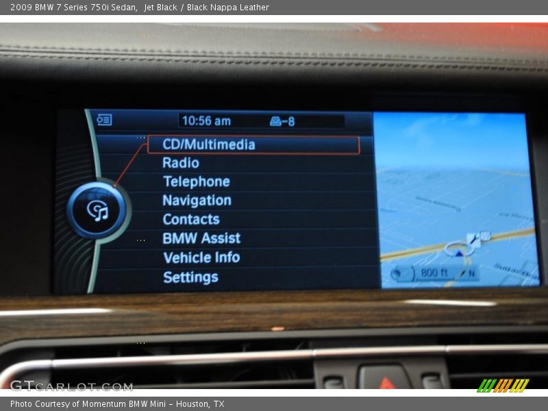 Navigation of 2009 7 Series 750i Sedan