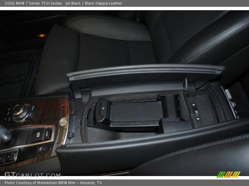Jet Black / Black Nappa Leather 2009 BMW 7 Series 750i Sedan