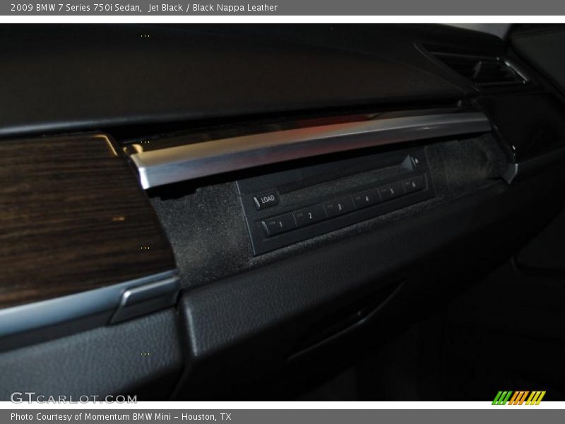 Jet Black / Black Nappa Leather 2009 BMW 7 Series 750i Sedan