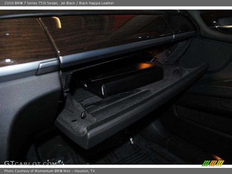Jet Black / Black Nappa Leather 2009 BMW 7 Series 750i Sedan