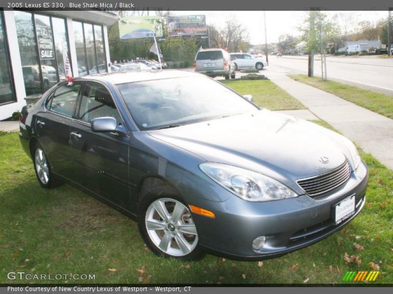 Blue Shale Mica / Black 2005 Lexus ES 330