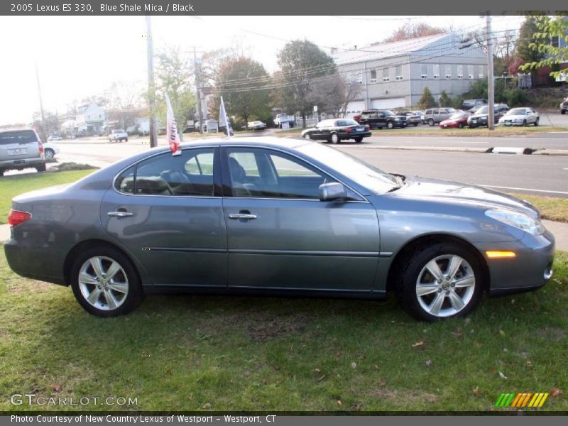 Blue Shale Mica / Black 2005 Lexus ES 330