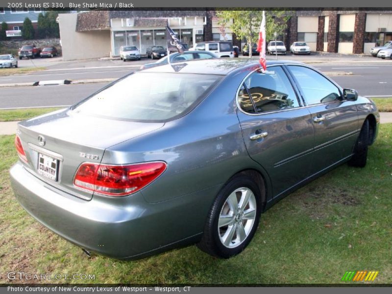 Blue Shale Mica / Black 2005 Lexus ES 330