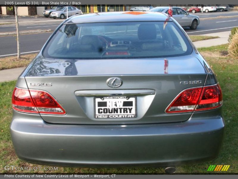 Blue Shale Mica / Black 2005 Lexus ES 330