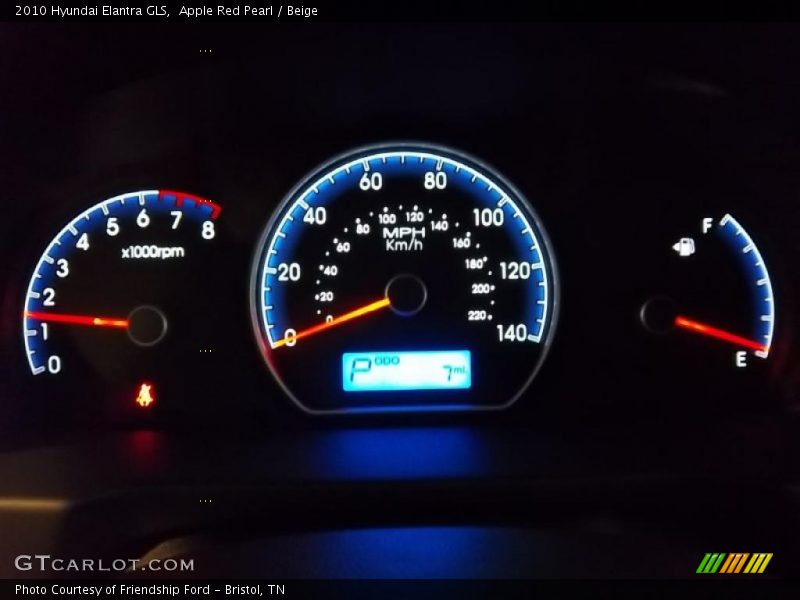  2010 Elantra GLS GLS Gauges