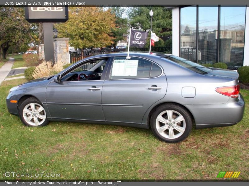 Blue Shale Mica / Black 2005 Lexus ES 330