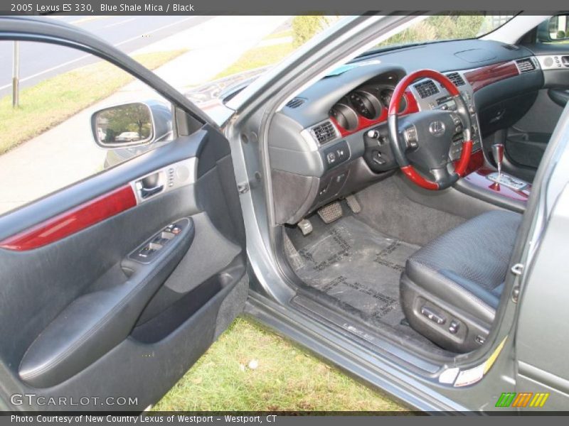 Blue Shale Mica / Black 2005 Lexus ES 330