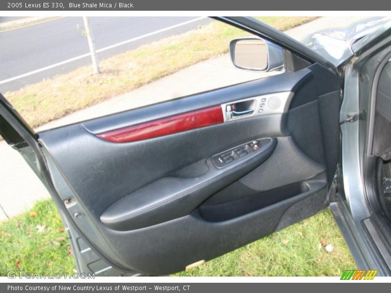 Blue Shale Mica / Black 2005 Lexus ES 330