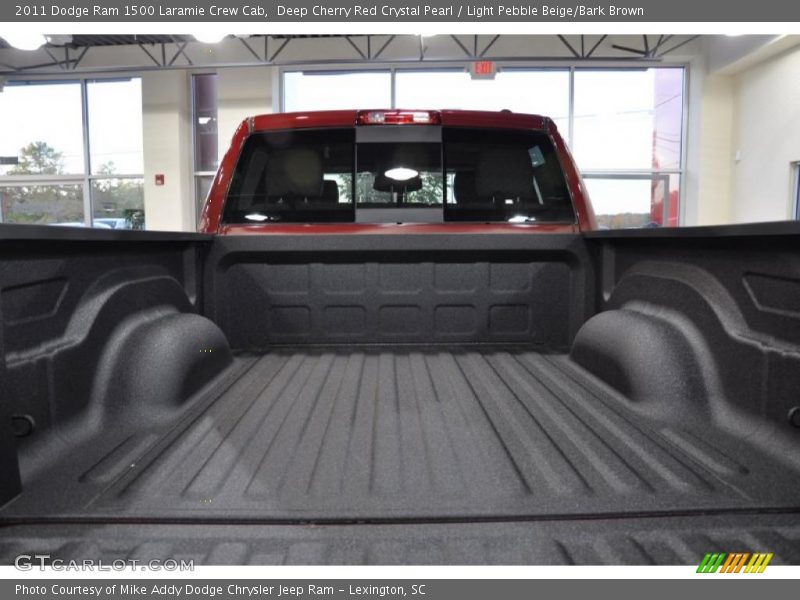 Deep Cherry Red Crystal Pearl / Light Pebble Beige/Bark Brown 2011 Dodge Ram 1500 Laramie Crew Cab