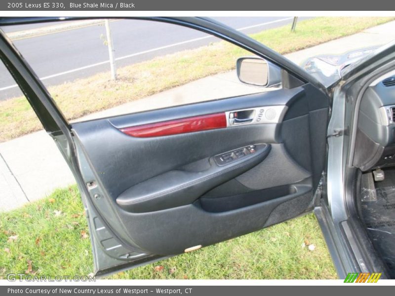 Blue Shale Mica / Black 2005 Lexus ES 330