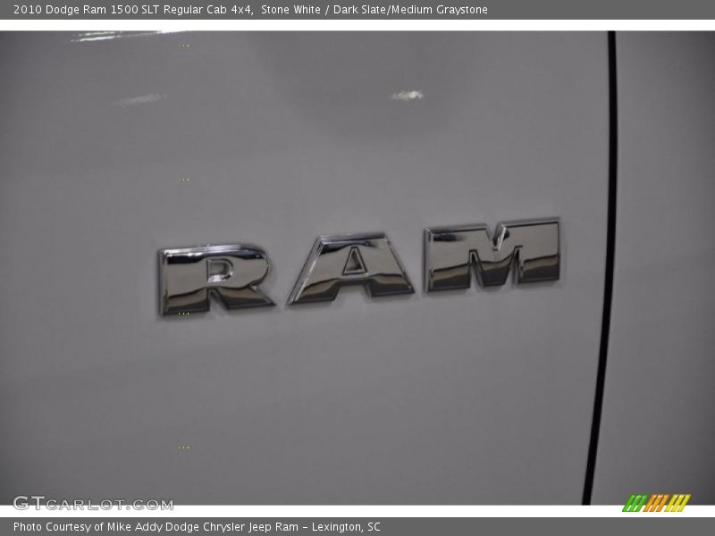 Stone White / Dark Slate/Medium Graystone 2010 Dodge Ram 1500 SLT Regular Cab 4x4