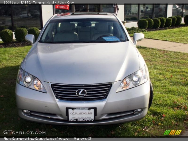 Tungsten Metallic / Light Gray 2008 Lexus ES 350