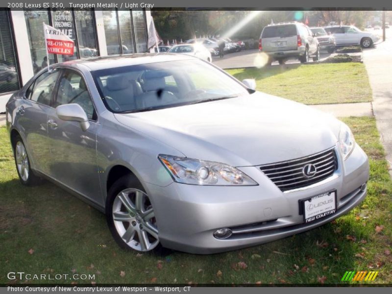 Tungsten Metallic / Light Gray 2008 Lexus ES 350