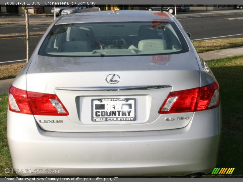 Tungsten Metallic / Light Gray 2008 Lexus ES 350