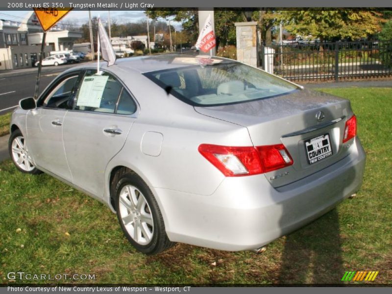 Tungsten Metallic / Light Gray 2008 Lexus ES 350