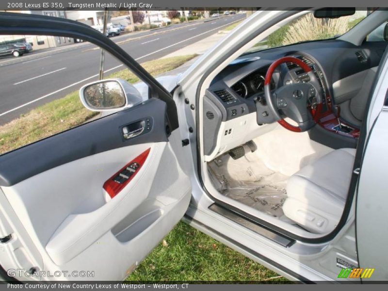 Tungsten Metallic / Light Gray 2008 Lexus ES 350