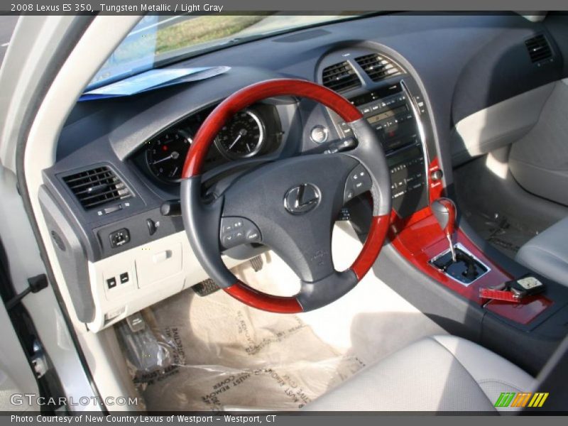 Tungsten Metallic / Light Gray 2008 Lexus ES 350