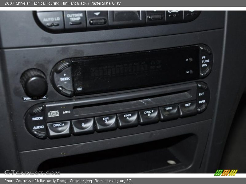 Brilliant Black / Pastel Slate Gray 2007 Chrysler Pacifica Touring