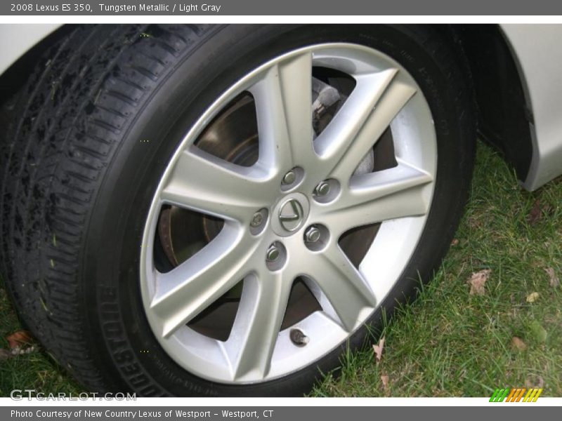 Tungsten Metallic / Light Gray 2008 Lexus ES 350