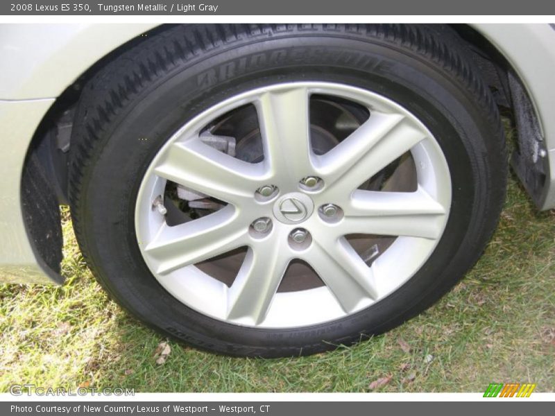 Tungsten Metallic / Light Gray 2008 Lexus ES 350